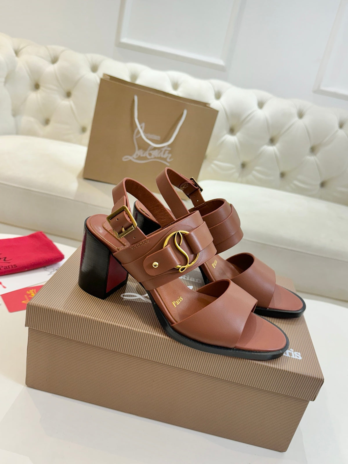 Her in Roma Block Sandals