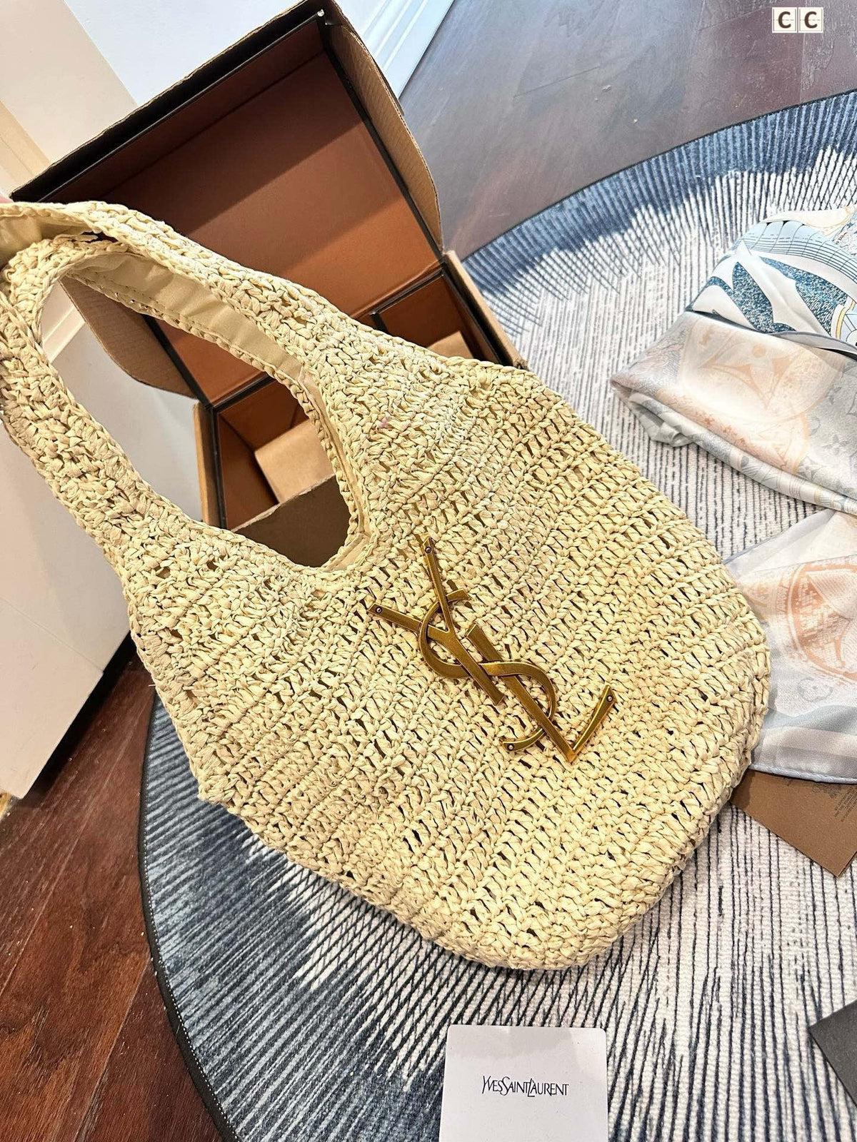 Raffia Tote Bag