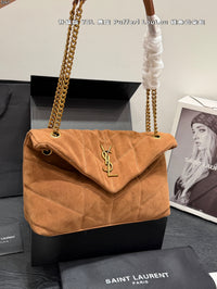 Suede Loulou Shoulder Bag