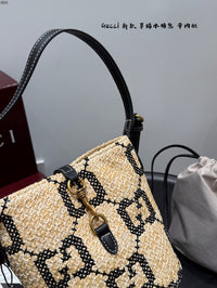 Raffia Bucket Bag