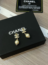 Logo Pearl Earrings