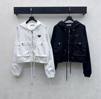 26S Re-Nylon Cropped Jacket