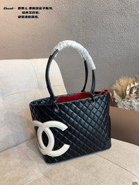 Cambon Ligne Tote Bag Calfskin