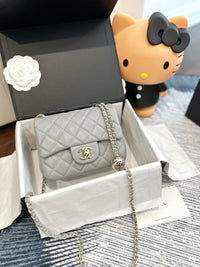 Mini Flap Bag with Lucky Ball Chain