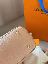 Alma BB Monogram Embroidered Leather