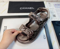 Metallic Sandals