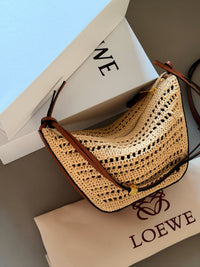 Paula's Ibiza Hammock Hobo Mini Raffia Bag