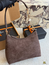 Laurel Suede Shoulder Bag