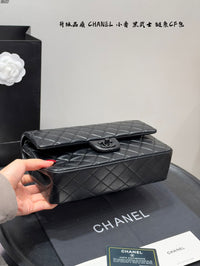 All Black Flap Bag