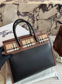 Vintage Check Two Handle Title Bag