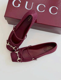 Horsebit Mary Jane Flats