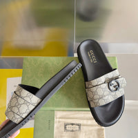 Double Strap Slide Sandals