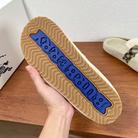 Check Suede Urchin Clogs