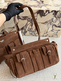 Suede Route Tote