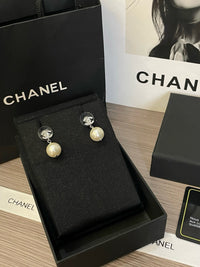 Logo Pearl Earrings
