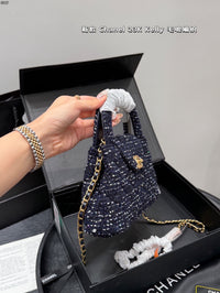 23K Kelly Top Handle Mini Flap Bag