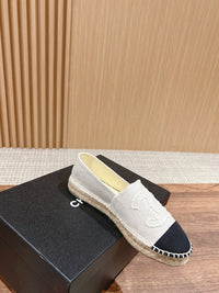 Tweed Leather Espadrilles