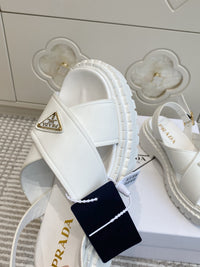 Leather Platform Sandals