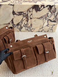 Suede Route Tote