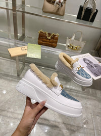 Platform Slip-On Loafers