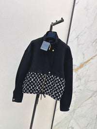 26S Monogram Accent Zip-Up Jacket