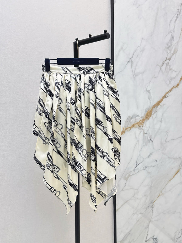 Buckle Up Handkerchief Skirt