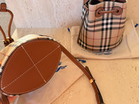 Mini Check Bucket Bag