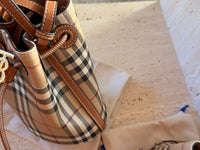 Mini Check Bucket Bag