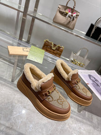 Platform Slip-On Loafers