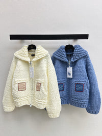 26S Knit Zipped Cardigan