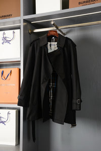 Check Trench Coat