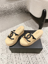 Platform Slide Sandals