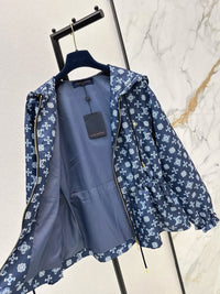 Monogram Hooded Windbreaker Jacket