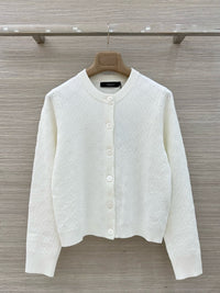 Fine Fabric Jacquard Cardigan