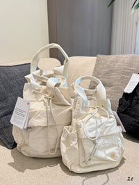 Lulu Convertible Drawstring Bucket Bag