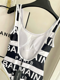 Logo One Piece Swimsuit