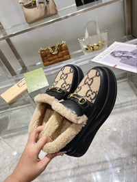 Platform Slip-On Loafers
