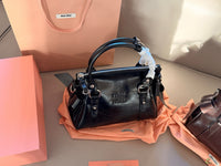 Beau Leather Top-Handle Bag