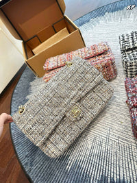 Tweed Flap Bag