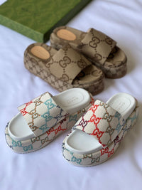 Multicolor Canvas Platform Slides