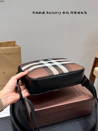 Vintage Check Camera Bag