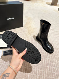 Calfskin Cap Toe Short Boots