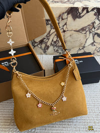 Laurel Suede Shoulder Bag