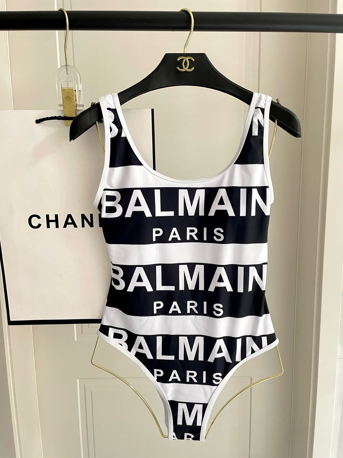 Logo One Piece Swimsuit