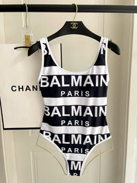 Logo One Piece Swimsuit