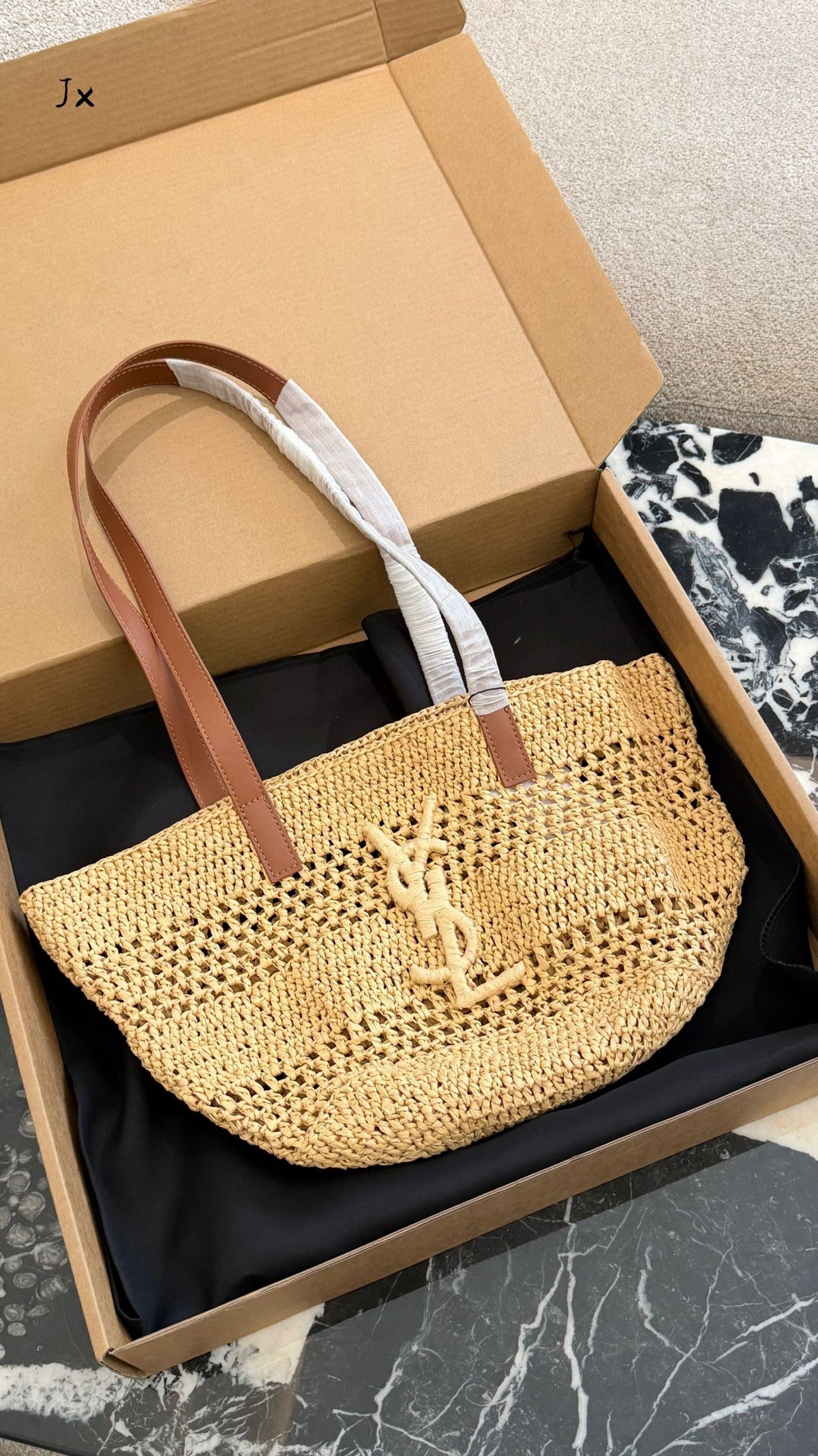Panier Small Raffia Bucket Bag