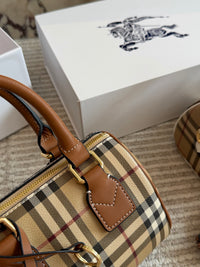 Mini Check Bowling Bag