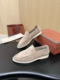 Suede Loafers