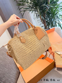 Raffia Speedy 30 Bag