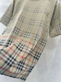 Gradient Check T-Shirt